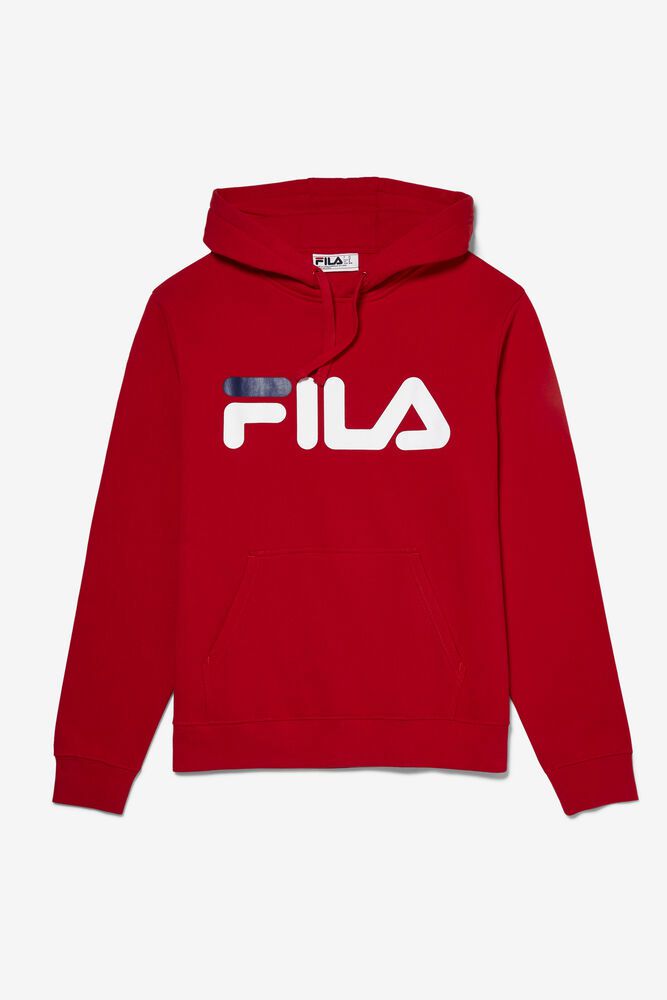 Fila Miesten Huppari Flori Punainen - ZQAO-49786